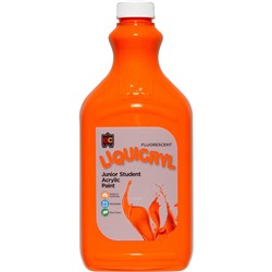 Paint Liquicryl 2 Litre Fluro Orange