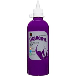 Ec Liquicryl Paint 500Ml Fluorescent Purple