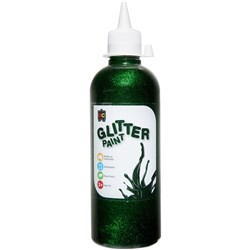 Ec Glitter Paint 500Ml Green