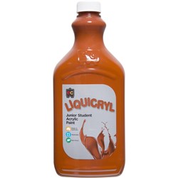 Paint Liquicryl Arcylic Burnt Sienna 2Lt