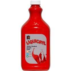 Paint Liquicryl Arcylic Brilliant Red 2Lt