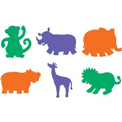 Ec Stencil Jungle Animals 203X203Mm 6S