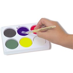 Paint Set Tempera Block 06W Set Of 6 Colours