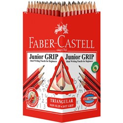 Faber-Castell Junior Triangular Grip HB Pencil With Dots