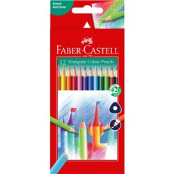 Pencil Coloured Faber Castell Triangular