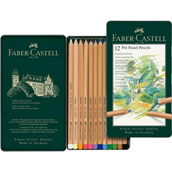 Faber-Castell Pitt Pastel Pencil 12 Tin