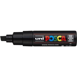 Posca PC-8K Black 8mm Broad Chisel Paint Marker