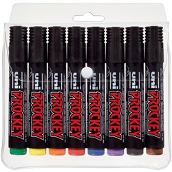 Marker Uni Prockey Pm122 Bullet Asst 8Pk