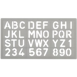 Kent 20mm Lettering Stencil