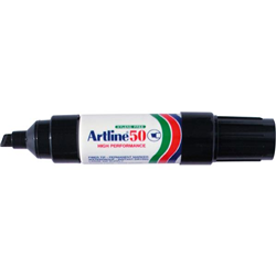 Artline 50 Black Permanent Chisel Marker