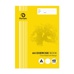 A4 48 Page 11mm Ruled Exercise Book