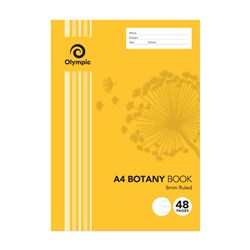 A4 Botany 8mm 48Pg Exercise Book