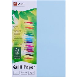 Quill Powder Blue A4 80gsm Copy Paper