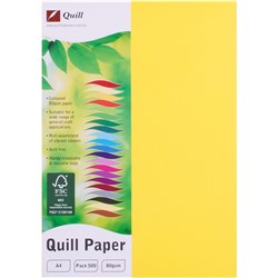 Quill Lemon A4 80gsm Copy Paper