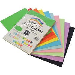 Rainbow A4 80gsm Assorted Colours Copy Paper