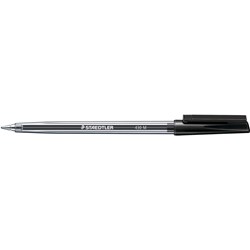 Staedtler Stick 430 Black Medium Ballpoint Pen