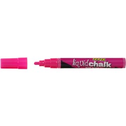 Texta Pink 4.5mm Bullet Wet Wipe Liquid Chalk Marker