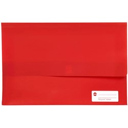 Marbig Red F/cap Polypick Document Wall