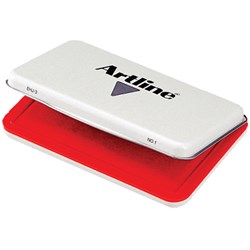 Artline #1 Red 67X106mm Stamp Pad