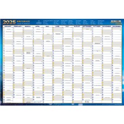 Writeraze 2025 QC2 700x1000mm Executive Laminated Framed Year Planner