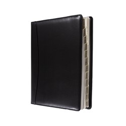 Debden 2025 Elite Executive 1100 Quarto Day To Page Black Diary