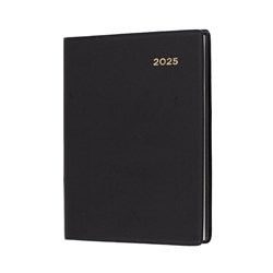 Collins 2025 Belmont 337P Pocket Week To View Black Diary With Pencil