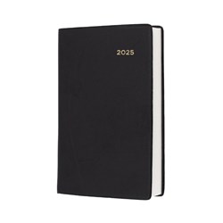 Collins 2025 Belmont 157 B7R 80x125mm Day To A Page Black Diary