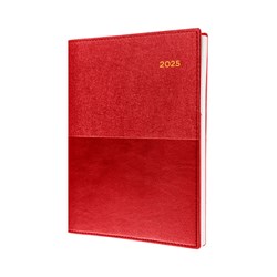 Collins 2025 Vanessa 145 A4 Day To Page Red Diary