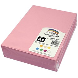 Rainbow A4 Pink 200gsm System Board