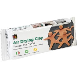 EC Block Air Drying Clay - Terracotta 500GM