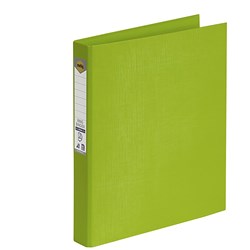 Marbig A4 2 D 25mm Lime PE Binder