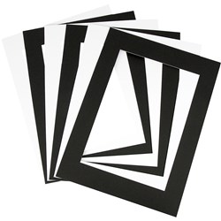 Pre Cut Mountboards - Black & White (reversible) - A4