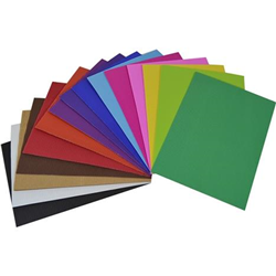 Corrugated Board Coloured Packs - Coloured D/S - 25 Sheets - A4