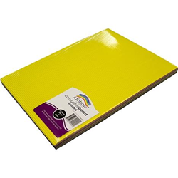 Corrugated Board Coloured Packs - 25 Sheets - 250mm x 350mm