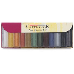 Cretacolor Art Chunky Charcoal Set 12 Assorted