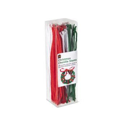 EC Chenille Stems - Christmas Pack 200