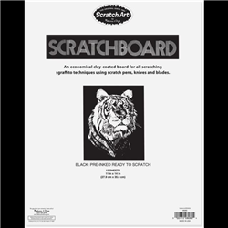 Scratch Art by Melissa & Doug ScratchBoard - Black coated