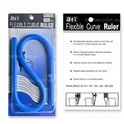 Draftex Flexible Curve Ruler - 50cm