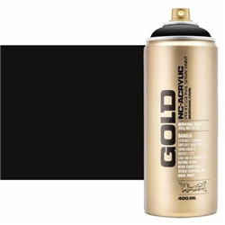 Montana Gold Spray Paint 400ml - Shock Black