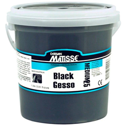 Derivan Matisse Black Gesso - 1L