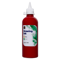 EC Drawing Inks 500ml - Brick Red