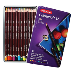 Derwent Coloursoft Pencil Tin Sets - Tin 12