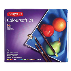 Derwent Coloursoft Pencil Tin Sets - Tin 24