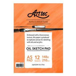 Arttec Oil Sketch Pads - A5