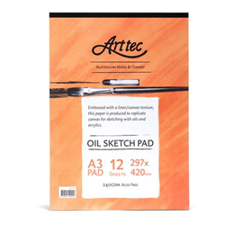 Arttec Oil Sketch Pads - A3