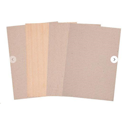 Corrugated Board - Natural Corragated - Assort Patterns - Pack of 20 - A4