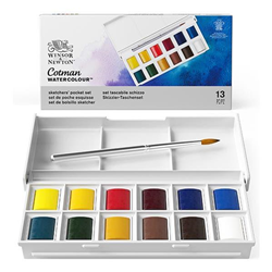 Winsor & Newton Cotman Watercolour Half Pan Sketchers' Pocket Box