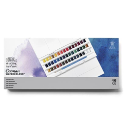 Winsor & Newton Cotman Watercolour Half Pan Studio Set 45