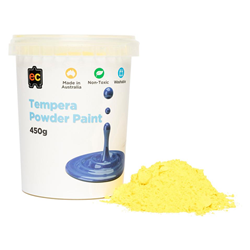 E.C Tempera Powder Paint - 450gm - Yellow