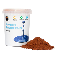 E.C Tempera Powder Paint - 450gm - Brown